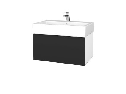 Koupelnová skříňka VARIANTE SZZ 70 pro umyvadlo Duravit Vero - N01 Bílá lesk / N03 Graphite