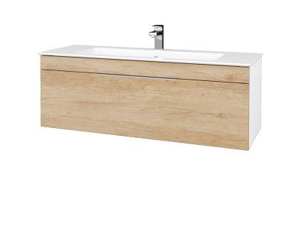 Koupelnová skříňka ASTON SZZ 120 - N01 Bílá lesk / Úchytka T05 / D15 Nebraska