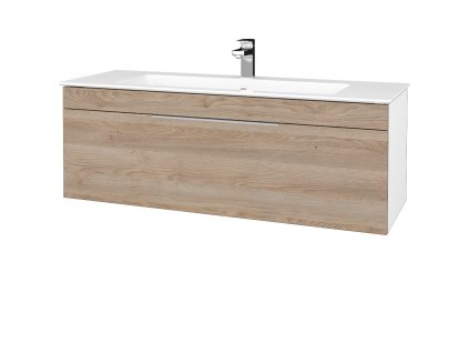 Koupelnová skříňka ASTON SZZ 120 - N01 Bílá lesk / Úchytka T05 / D17 Colorado