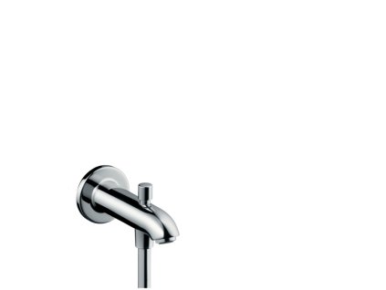 Hansgrohe  CHROM Vanový výtok 152 mm, s přepínacím ventilem