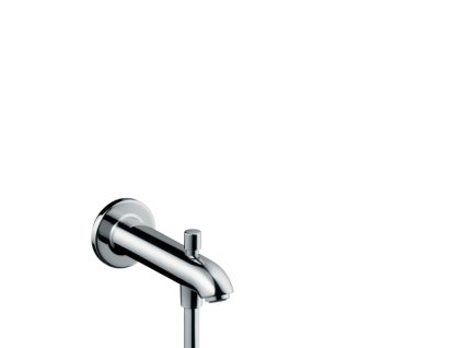 Hansgrohe  CHROM Vanový výtok 228 mm, s přepínacím ventilem