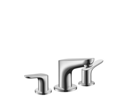 Hansgrohe Focus CHROM Tříotvorová umyvadlová baterie 100 s odtokovou soupravou s táhlem