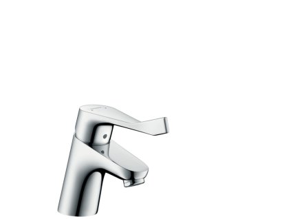 Hansgrohe Focus CHROM Páková umyvadlová baterie 70 s prodlouženou rukojetí, bez odtokové soupravy