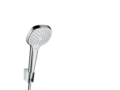 Hansgrohe Croma Select E bílá/chrom sada se sprchovým držákem vario se sprchovou hadicí 125 cm 26425400