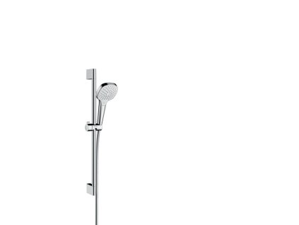 Hansgrohe Croma Select E bílá/chrom sprchová sada vario se sprchovou tyčí 65 cm 26582400