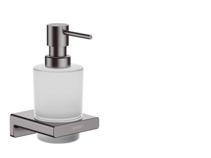 Hansgrohe AddStoris KARTÁČOVANÝ ČERNÝ CHROM Dávkovač tekutého mýdla