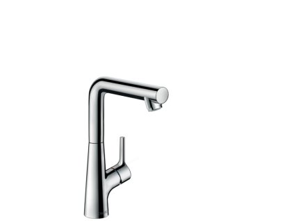 Hansgrohe Talis S CHROM Páková umyvadlová baterie 210 s otočným výtokem a odtokovou soupravou s táhlem