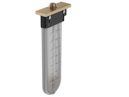 Hansgrohe sBox KARTÁČOVANÝ BRONZ vrchní sada hranatá