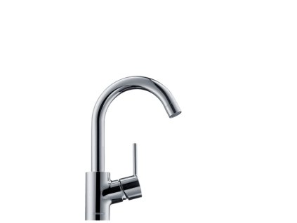 Hansgrohe Talis S CHROM Páková umyvadlová baterie s otočným výtokem a odtokovou soupravou s táhlem