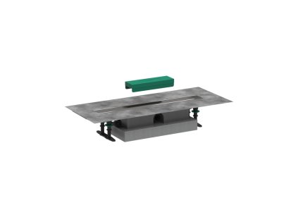 Hansgrohe uBox universal  Úplná sada pro plochou instalaci - 600 pro vrchní sady sprchových žlabů