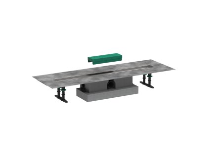 Hansgrohe uBox universal  Úplná sada pro standardní instalaci - 800 pro vrchní sady sprchových žlabů