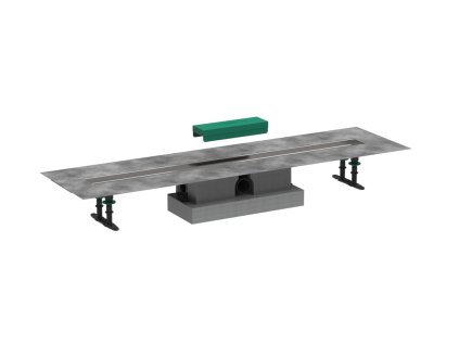 Hansgrohe uBox universal  Úplná sada pro standardní instalaci - 1000 pro vrchní sady sprchových žlabů