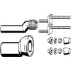 WC instalační sada pro WC modul-excentrická 25 mm, 344 382
