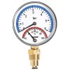 Termomanometr 80mm 1/2" RADIÁLNÍ 0-6bar 120°C TM80R