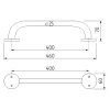 madlo 400x25 mm vykres