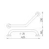 madlo lomene 425x25 mm vykres