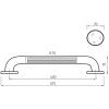madlo plastove 400x35 mm vykres
