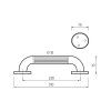 madlo plastove 230x35 mm vykres