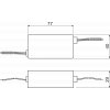 Síťový zdroj 230 V AC/12 V DC/12 W, IP42 AEZ310