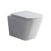 WC závěsné kapotované, Smart Flush RIMLESS, 490x340x350, keramické, vč. sedátka CSS118S VSD83T1