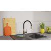spueltischarmatur flexo edelstahloptik schwarz 7