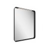 Zrcadlo Strip 60x70 s osvětlením, černá