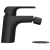 FL 055.20BLM Bidetová stojánková baterie 121 mm s výpustí ClickClack, černá matná