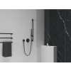 974.20BLM Sprchová tyč s držákem, černá matná