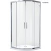 Oltens Vorma sprchový box 80 x 80 cm, půlkruhový 20101100