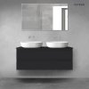 Oltens Vernal závěsná umyvadlová skříňka 120 cm, matná černá 60019300