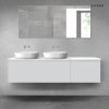 Oltens Vernal sada koupelnového nábytku 180 cm s horní deskou, matná šedá/lesklá bílá 68614700