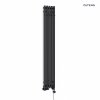 Oltens Stang koupelnový radiátor 180x26cm, matná černá 55017300