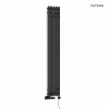 Oltens Stang koupelnový radiátor 180x26cm, matná černá 55017300