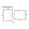 bile led zrcadlo 600x800 s dotykovym senzorem vykres