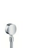 Hansgrohe FixFit CHROM přípojka hadice S se zpětným ventilem a kulovým kloubem