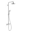 Hansgrohe Croma Select E BÍLÁ/CHROM Showerpipe 180 2jet EcoSmart 9 l/min s termostatem