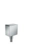 Hansgrohe FixFit CHROM přípojka hadice Square se zpětným ventilem