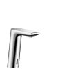 Hansgrohe Metris S CHROM Elektronická umyvadlová baterie s předem nastavenou teplotou, napájení ze sítě 230 V