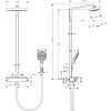 Hansgrohe Raindance Select E CHROM Showerpipe 300 2jet EcoSmart 9 l/min s termostatem