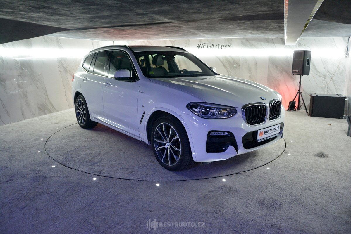 BMW X3 – G01 – Kompletní výměna reproduktorů + instalace zesilovače DSP (dokonalá alternativa audio systému Harman/Kardon)