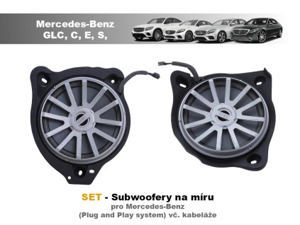 Mercedes STEG SET Subwoofer na míru všechny mercedesy