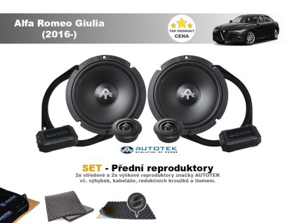 predni reproduktory Alfa Romeo Giulia (2016 )