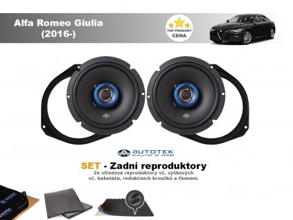 zadni reproduktory Alfa Romeo Giulia (2016 )