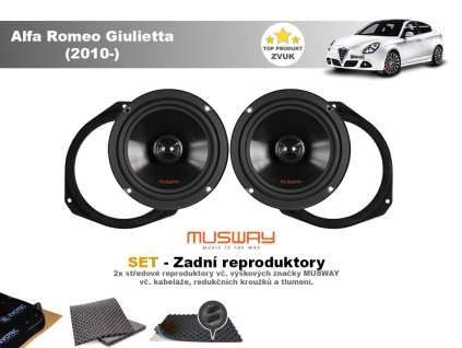 zadni reproduktory Alfa Romeo Giulietta (2010 )
