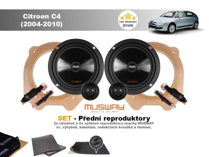 predni reproduktory Citroen C4 (2004 2010)