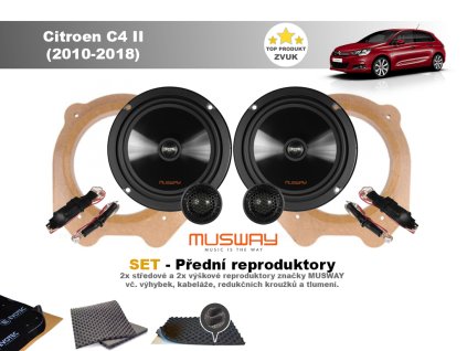 predni reproduktory Citroen C4 II (2010 2018)