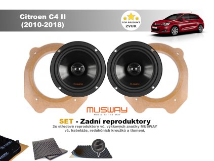 zadni reproduktory Citroen C4 II (2010 2018)