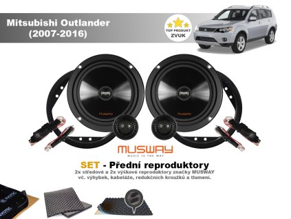 predni repro Mitsubishi Outlander (2007 2016)