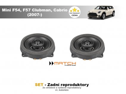 zadni repro match Mini F54, F57 Clubman, Cabrio (2007 )