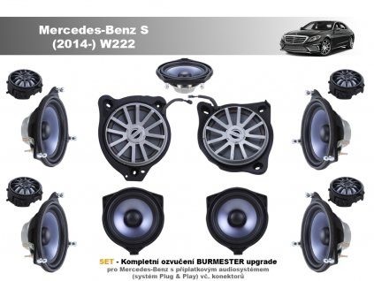 kompletni ozvuceni burmester Mercedes Benz S (2014 ) W222